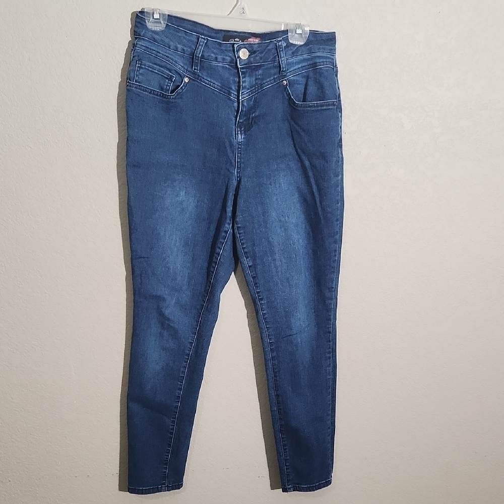 Royalty For Me Jeans Size 8 Blue Skinny Jeans Classic Denim High Rise